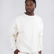 Adult's Easy Fit Oversize Crew Neck Fleece